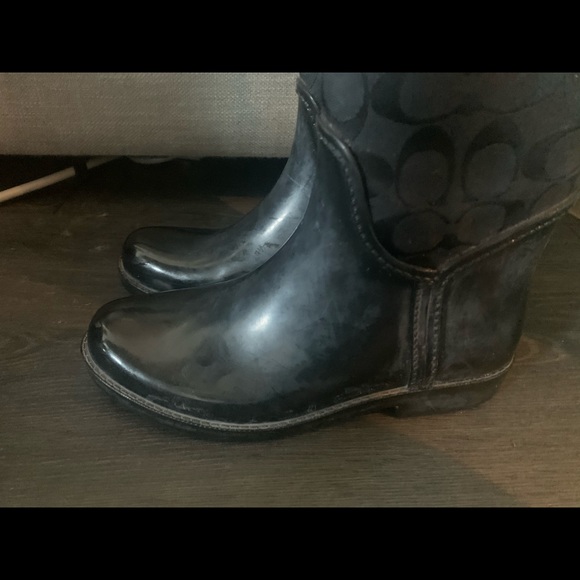 COACH RAIN BOOTS - Picture 3 of 4